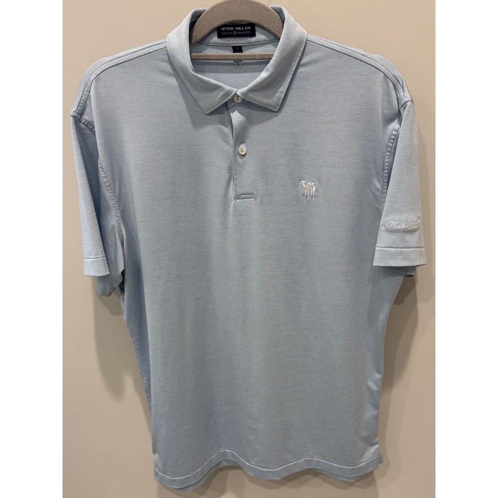 Medinah CC Camel Logo - Peter Millar Crown Crafted Golf Shirt - Men's Medium